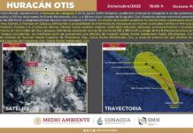 huracán Otis.