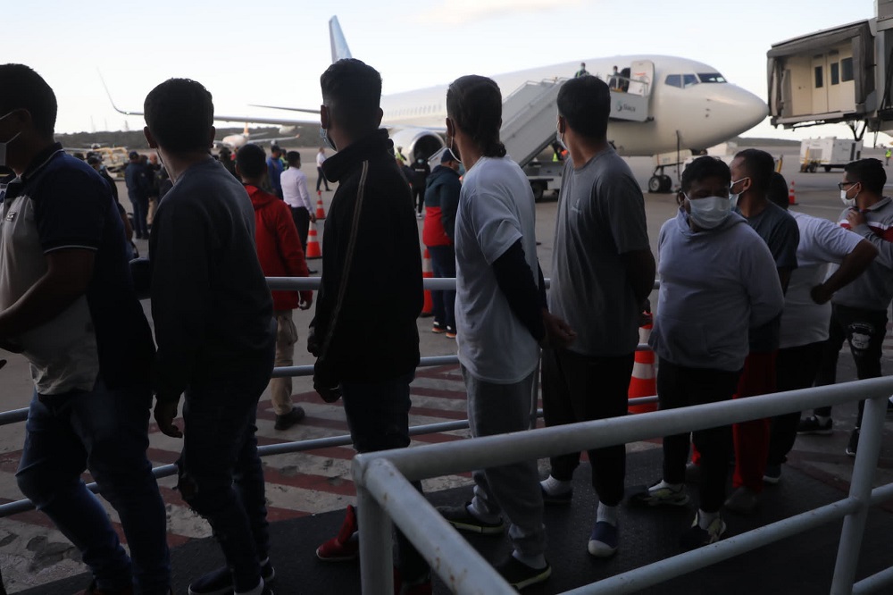 migrantes deportados desde Estados Unidos. migrantes deportados