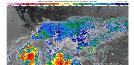 tormenta tropical en Mèxico