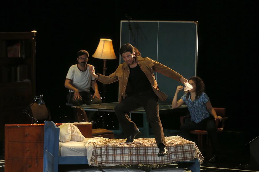 Actores participan en un ensayo de la obra &ldquo;El Salvaje&rdquo; (1)