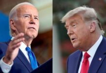 Presidente Joe Biden y expresidente Donald Trump.