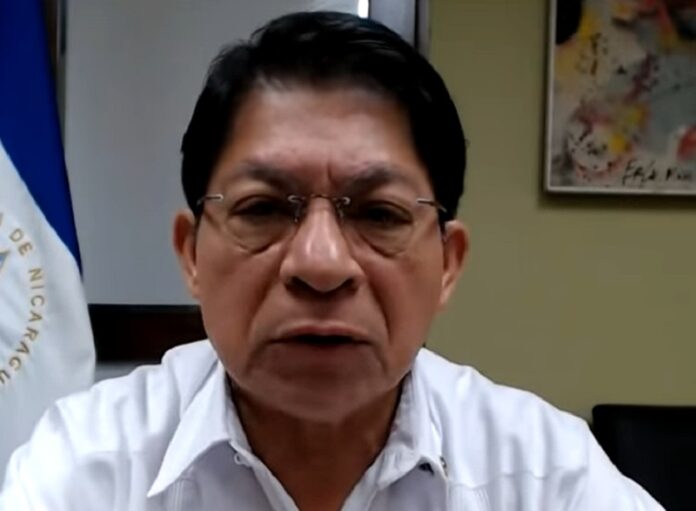 Denis Moncada Canciller nicaragüense, Denis Moncada.