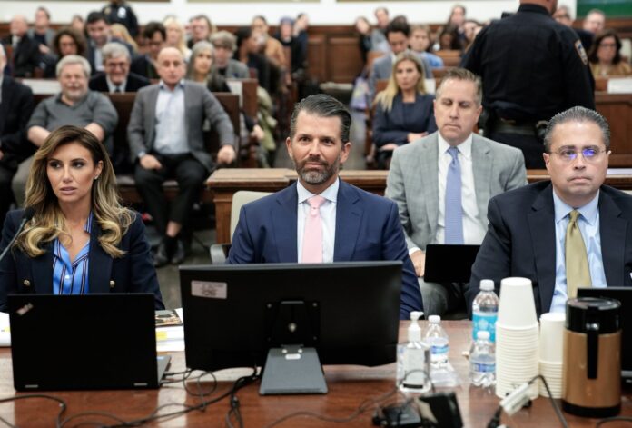 Donald Trump Jr., hijo del expresidente Donald Trump.