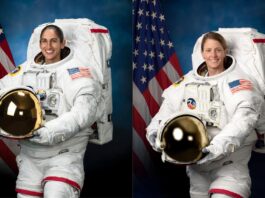 Llega a la EEI una misión no tripulada de la NASA con suministros y semillas indígenas Dos astronautas de la NASA.