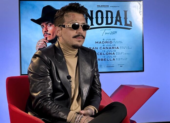 El cantante mexicano Christian Nodal