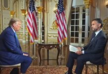 Organizaciones proinmigrantes cuestionan la cobertura electoral de Univision Enrique Acevedo, periodista de Televisa durante la entrevista a Donald Trump.