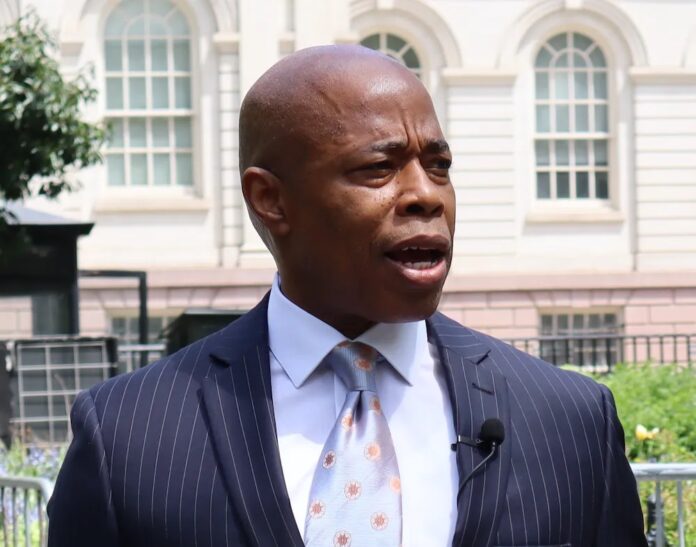 Alcalde de Nueva York, Eric Adams.