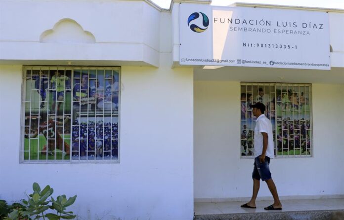 Fundación Sembrando Esperanza, del futbolista colombiano Luis Díaz