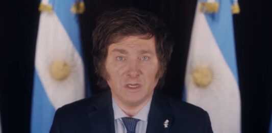 Candidato opositor argentino, Javier Milei.