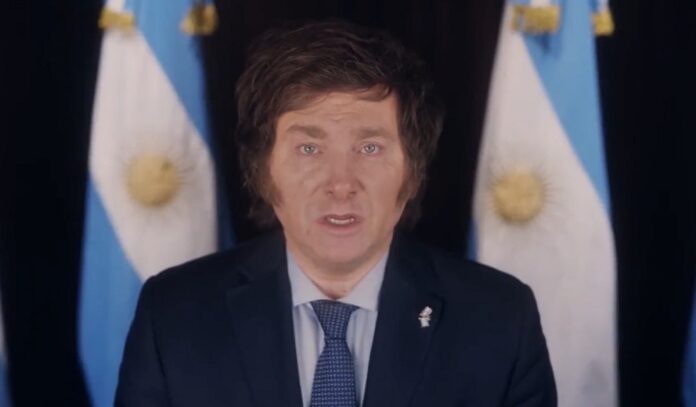 Javier Milei Candidato opositor argentino, Javier Milei.