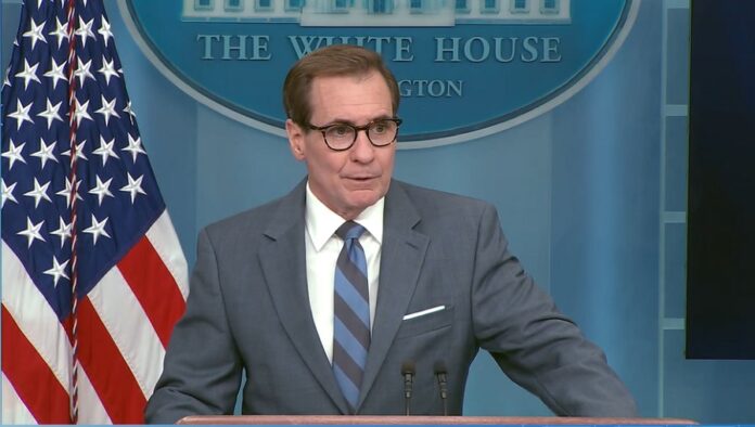 John Kirby, uno de los portavoces de la Casa.