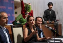 El festival de luces navideñas más grande de México tendrá temática de Hollywood La directora general de Luztopia, Anabel Mellado Garza, habla durante la presentación del festival de luces navideñas mas grande de México.