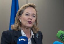La vicepresidenta del Gobierno español y ministra de Economía, Nadia Calviño