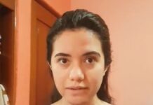 Excandidata a diputada en Guatemala Marcela Blanco.