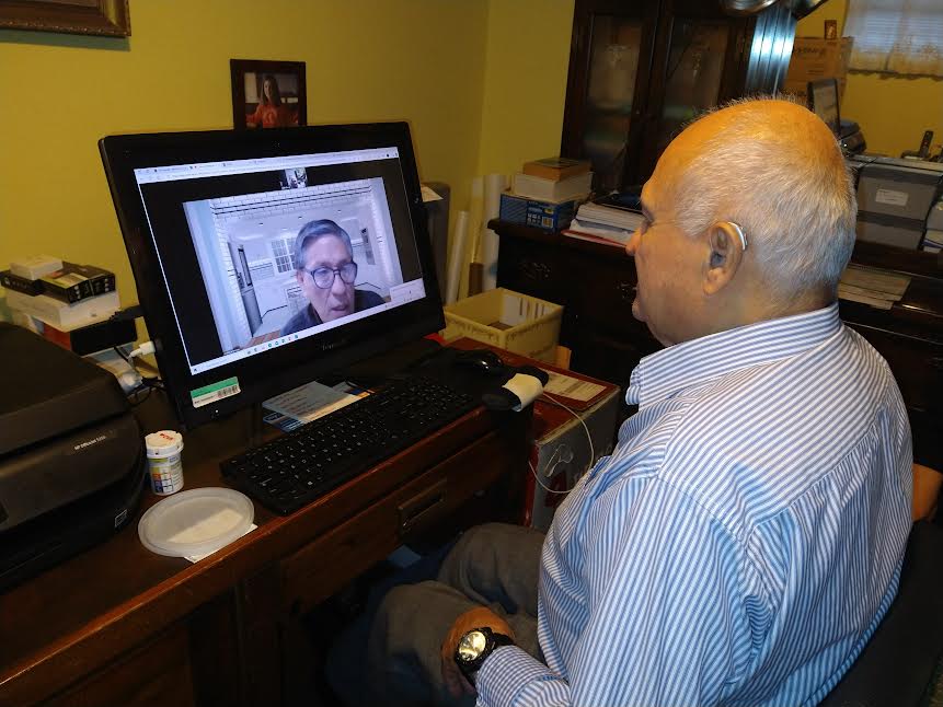 En una videoconferencia el Arq. Tamayo compartió su estudio y diálogo con reconocidos profesionales de la industria de la construcción, como el Ing. Aldo Bravo, con quien se le ve en la gráfica.
