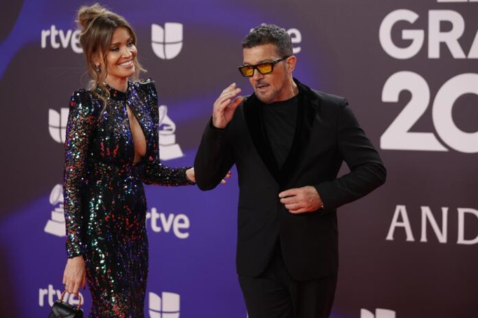 Nicole Kimpel y Antonio Banderas