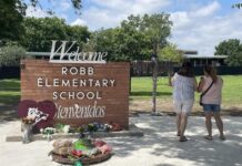 Escuela primaria Robb, en Uvalde, Texas.