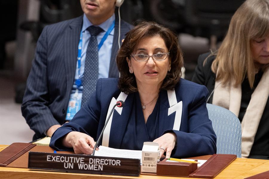 directora ejecutiva de ONU Mujeres, Sima Sami Bahous
