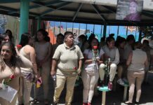 internas en el penal de Santa Martha Acatitla