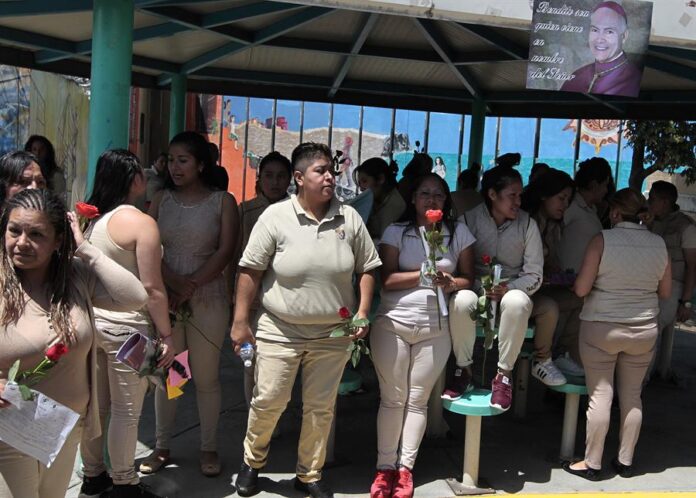 internas en el penal de Santa Martha Acatitla