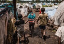 niños en Gaza