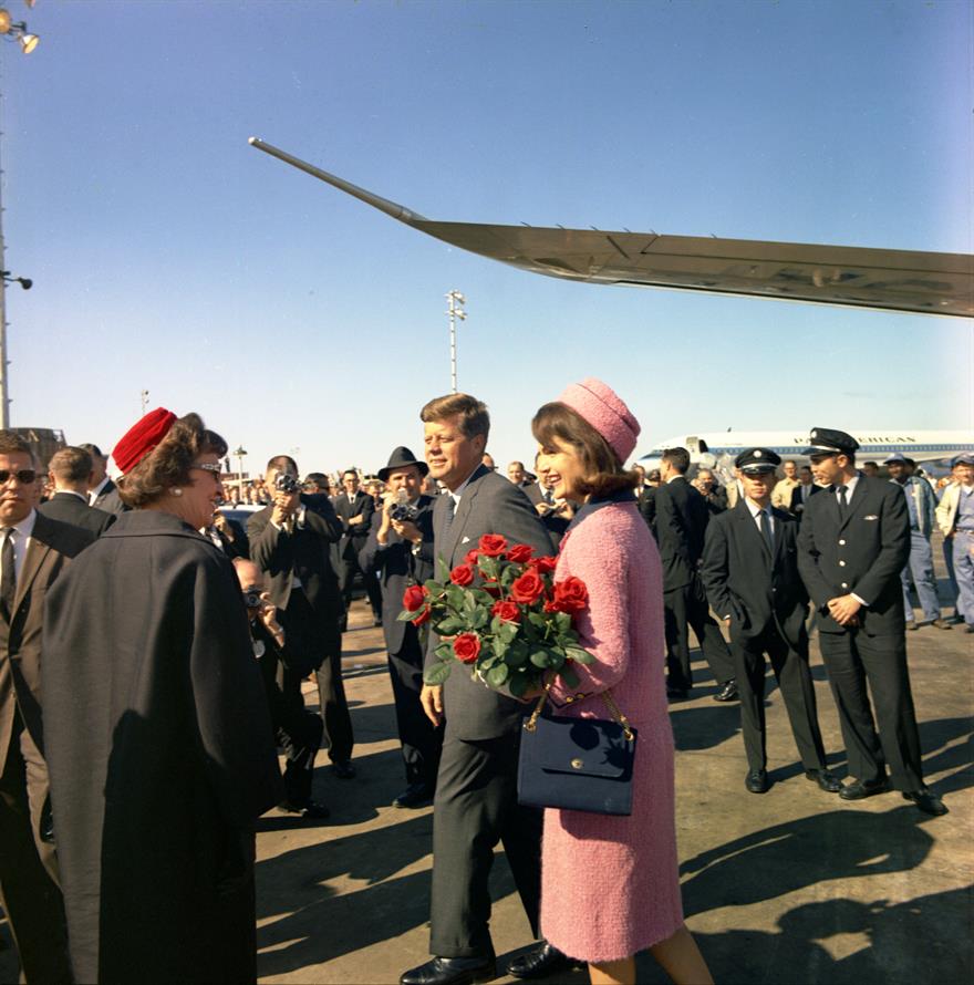 presidente Kennedy y su esposa, la primera dama Jacqueline B. Kennedy