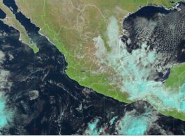 La tormenta Pilar se aleja de México pero persiste la advertencia de lluvias tormenta tropical..