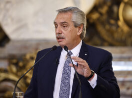 Actual presidente de Argentina, Alberto Fernández.