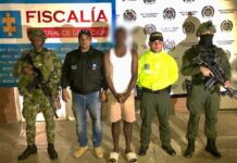 El director de la Policía colombiana, general William René Salamanca, dijo en redes sociales que el individuo, conocido con el alias de 'Chema', fue capturado en Puerto Tejada (Cauca).