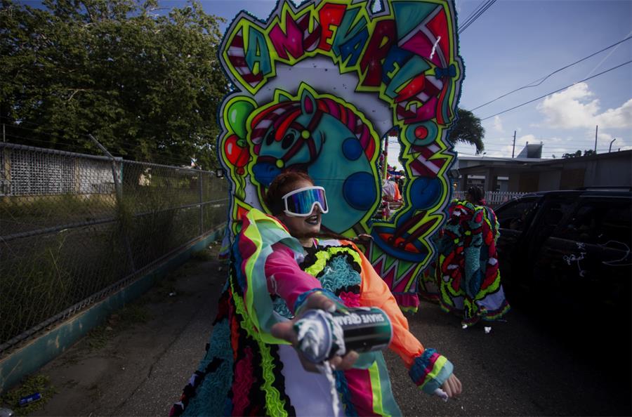 Participante en el festival.