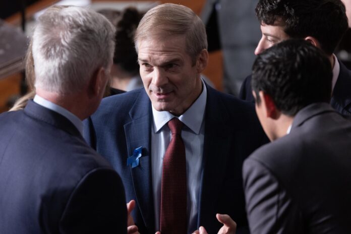 Jim Jordan, líder del Comité Judicial de la Cámara Baja.