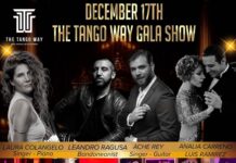 La portada del espectáculo reciente de la compañía, The Tango Way.