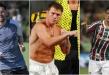 Messi, 'Canelo', Brasil, Venezuela, Fluminense, Nuggets y Rangers dieron de qué hablar Lionel Messi, el boxeador mexicano Saúl Canelo Álvarez y el jugador de Fluminense Germán Cano