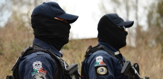 Policía estatal de Zacatecas, México