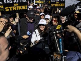 La industria de Hollywood sale oficialmente del bloqueo tras más de seis meses de huelgas President Fran Drescher