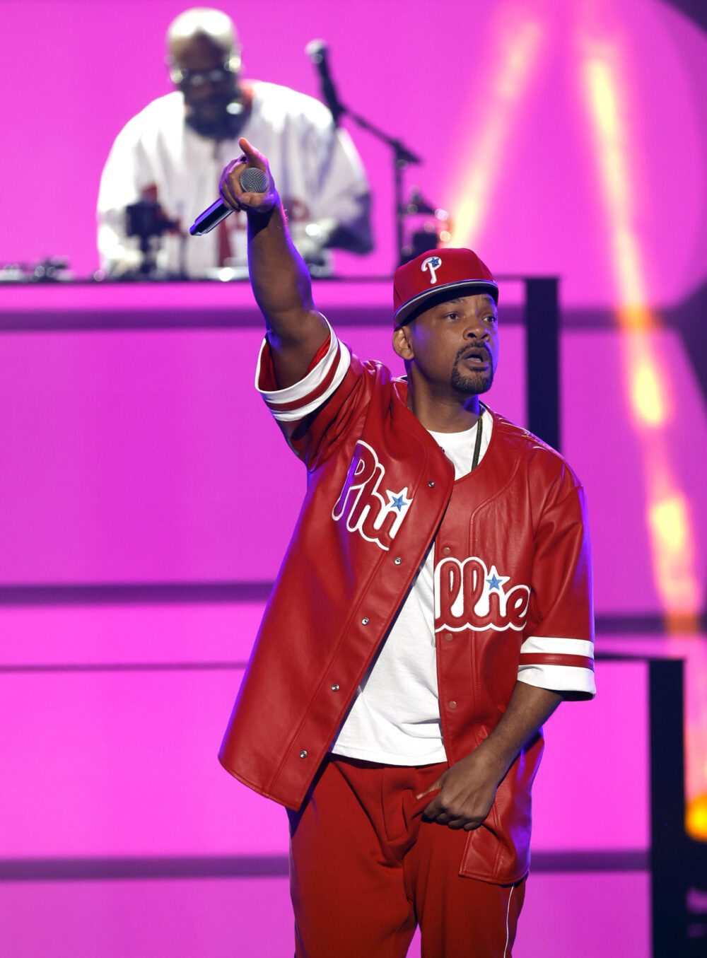 Actor y cantante Will Smith durante un evento en homenaje por los 50 a&ntilde;os del hip-hop, el 8 de diciembre de 2023, en el YouTube Theatre de Inglewood, California.
