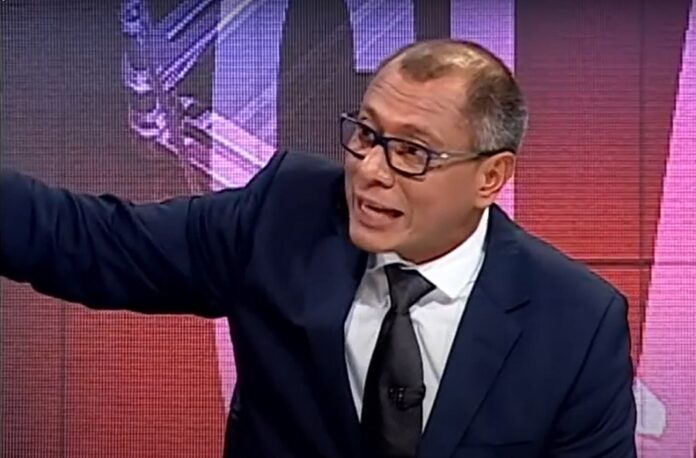 Jorge Glas, exvicepresidente de Ecuador.