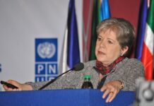 Alicia Bárcena, secretaría de Relaciones Exteriores del Gobierno mexicano.