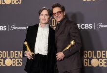 'Oppenheimer' reina en unos Globos de Oro que castigan con severidad a 'Barbie'