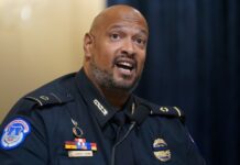 Ex policía que defendió el Capitolio en el asalto presenta su candidatura a legislador Harry Dunn