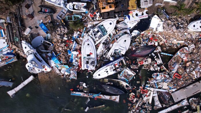 Las afectaciones de Otis están solo por debajo de los 2.402 millones de dólares en bienes asegurados del huracán Wilma en octubre de 2005.