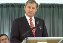 Juez John Roberts,, presidente del Tribunal Supremo.