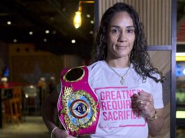 La boxeadora puertorriqueña Amanda Serrano