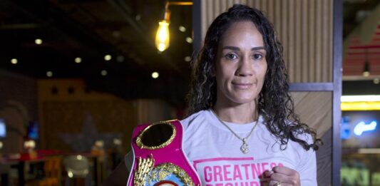 La boxeadora puertorriqueña Amanda Serrano
