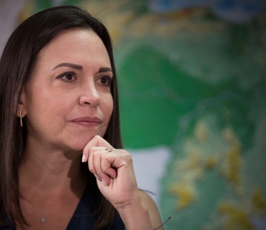 Líder antichavista, María Corina Machado.