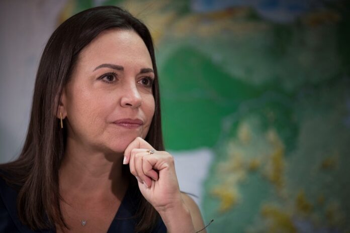 Líder antichavista, María Corina Machado.