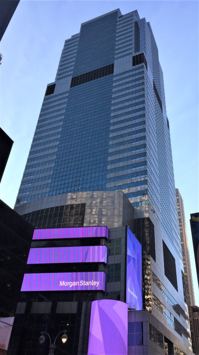 Morgan_Stanley_Times_Square Edificio de la firma Morgan Stanley. Foto Wikipedia