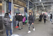 Solicitantes de asilo en Nueva York.