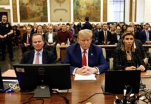 Trump abandonó este viernes la audiencia donde se están desarrollando los alegatos finales de las partes y escribió en su red Truth Social para quejarse porque el juez Lewis Kaplan se había negado a admitir en el juicio numerosas cosas que lo “exoneran por completo".