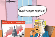 ¡Asalto al Capitolio! caricaturas